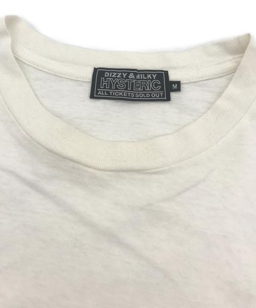 Hysteric Glamour（ヒステリックグラマー）Hysteric Glamour (ヒステリックグラマー) プリントTシャツ ホワイト サイズ:Mの古着・服飾アイテム