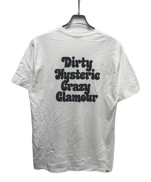 Hysteric Glamour（ヒステリックグラマー）Hysteric Glamour (ヒステリックグラマー) プリントTシャツ ホワイト サイズ:Mの古着・服飾アイテム