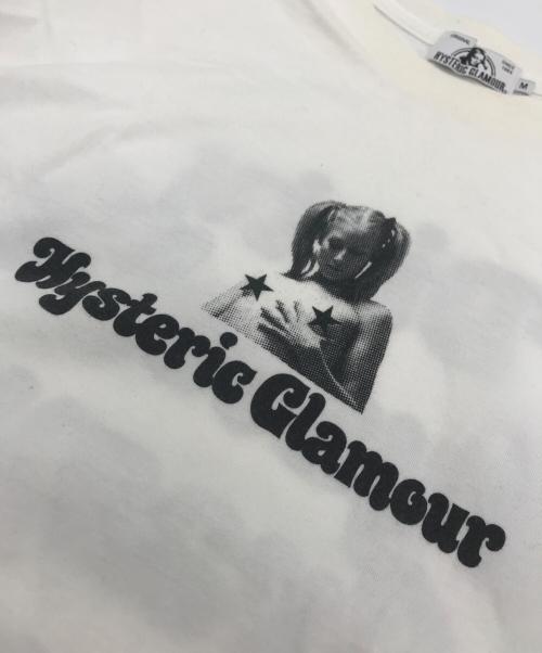 Hysteric Glamour（ヒステリックグラマー）Hysteric Glamour (ヒステリックグラマー) プリントTシャツ ホワイト サイズ:Mの古着・服飾アイテム