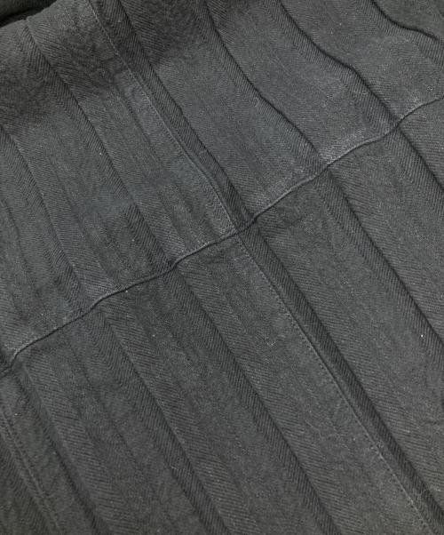 plantation（プランテーション）plantation (プランテーション) BIZEN WAVE Vネックワンピース ブラック サイズ:Mの古着・服飾アイテム