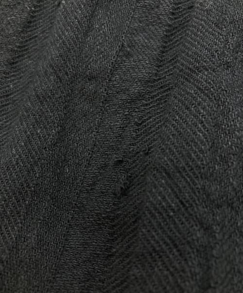 plantation（プランテーション）plantation (プランテーション) BIZEN WAVE Vネックワンピース ブラック サイズ:Mの古着・服飾アイテム