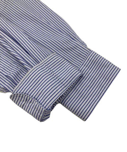 COMME des GARCONS HOMME（コムデギャルソン オム）COMME des GARCONS HOMME (コムデギャルソン オム) ストライプ切替シャツ ブルー サイズ:Mの古着・服飾アイテム