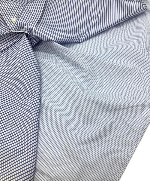 COMME des GARCONS HOMME（コムデギャルソン オム）COMME des GARCONS HOMME (コムデギャルソン オム) ストライプ切替シャツ ブルー サイズ:Mの古着・服飾アイテム