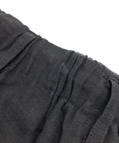 s'yte（サイト）s'yte (サイト) BIO-WASHED DUAL FABRIC WIDE CROPPED PANTS ブラック サイズ:34の古着・服飾アイテム