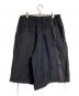 s'yte (サイト) BIO-WASHED DUAL FABRIC WIDE CROPPED PANTS ブラック サイズ:34：16000円