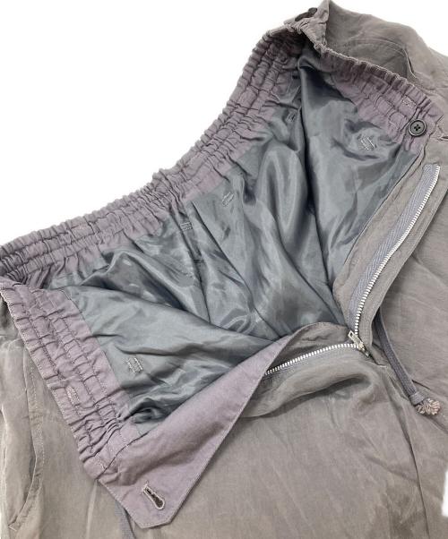 s'yte（サイト）s'yte (サイト) キュプラサルエルワイドパンツ グレー サイズ:3の古着・服飾アイテム