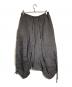 s'yte（サイト）の古着「キュプラサルエルワイドパンツ」｜グレー