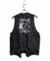 BLACK COMME des GARCONS (ブラックコムデギャルソン) バック刺繍スカベスト ブラック サイズ:2XL：18000円