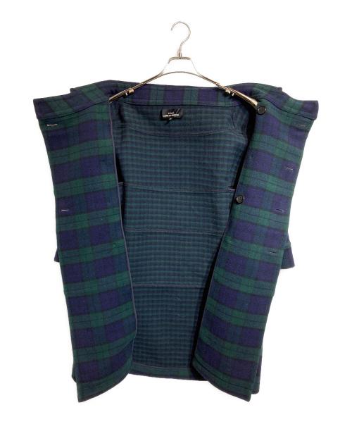 tricot COMME des GARCONS（トリココムデギャルソン）tricot COMME des GARCONS (トリココムデギャルソン) 変形ウールメルトンコート グリーン サイズ:Mの古着・服飾アイテム