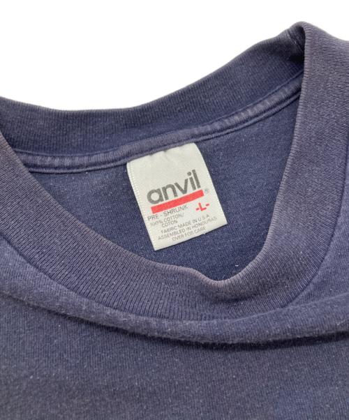 THE ROLLING STONES（ザ ローリングストーンズ）THE ROLLING STONES (ザ ローリングストーンズ) anvil (アンヴィル) BRIDGES TO BABYLON TOUR ネイビー サイズ:Lの古着・服飾アイテム