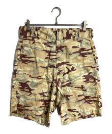 DIESEL（ディーゼル）の古着「カモフラ コットン ショートパンツ/Camouflage cotton short」｜カーキ