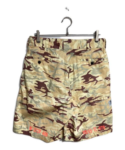 DIESEL（ディーゼル）DIESEL (ディーゼル) カモフラ コットン ショートパンツ/Camouflage cotton short カーキ サイズ:30の古着・服飾アイテム