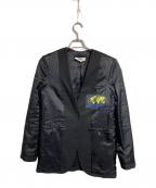 MM6 Maison Margielaエムエムシックスメゾンマルジェラ）の古着「リバースパテッドジャケット」｜ブラック