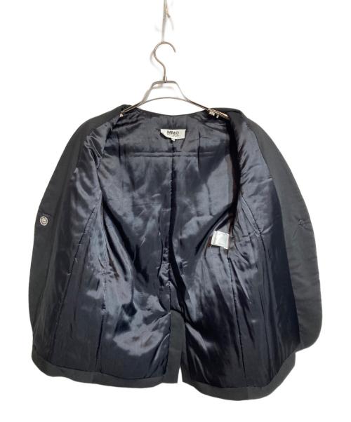 MM6 Maison Margiela（エムエムシックスメゾンマルジェラ）MM6 Maison Margiela (エムエムシックスメゾンマルジェラ) リバースパテッドジャケット ブラック サイズ:38の古着・服飾アイテム