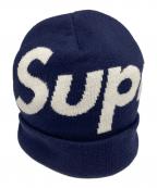 SUPREMEシュプリーム）の古着「Big Logo Beanie」｜ネイビー