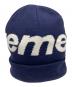 SUPREME (シュプリーム) Big Logo Beanie ネイビー：6000円