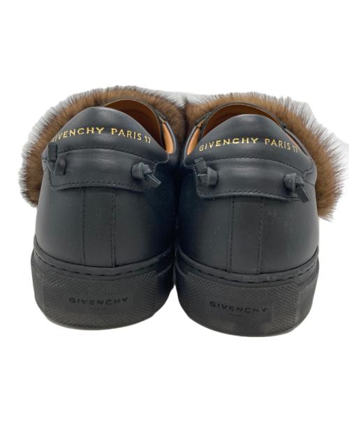 GIVENCHY（ジバンシィ）GIVENCHY (ジバンシィ) ファースニーカー ブラック サイズ:41の古着・服飾アイテム