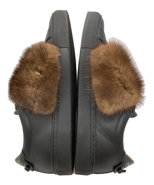 GIVENCHY（ジバンシィ）GIVENCHY (ジバンシィ) ファースニーカー ブラック サイズ:41の古着・服飾アイテム