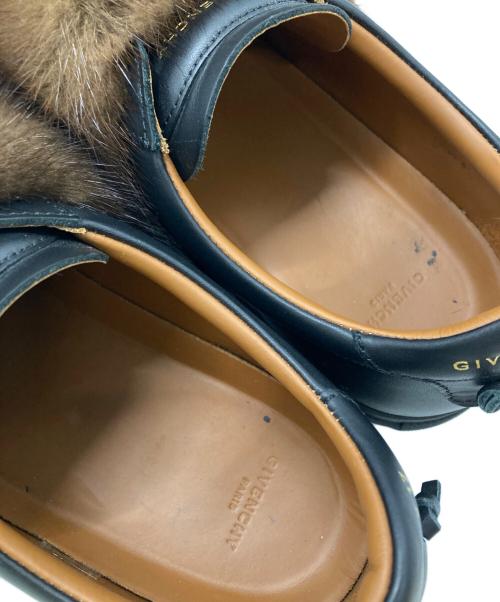 GIVENCHY（ジバンシィ）GIVENCHY (ジバンシィ) ファースニーカー ブラック サイズ:41の古着・服飾アイテム