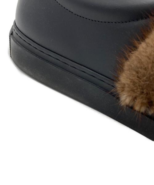 GIVENCHY（ジバンシィ）GIVENCHY (ジバンシィ) ファースニーカー ブラック サイズ:41の古着・服飾アイテム