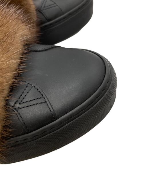 GIVENCHY（ジバンシィ）GIVENCHY (ジバンシィ) ファースニーカー ブラック サイズ:41の古着・服飾アイテム