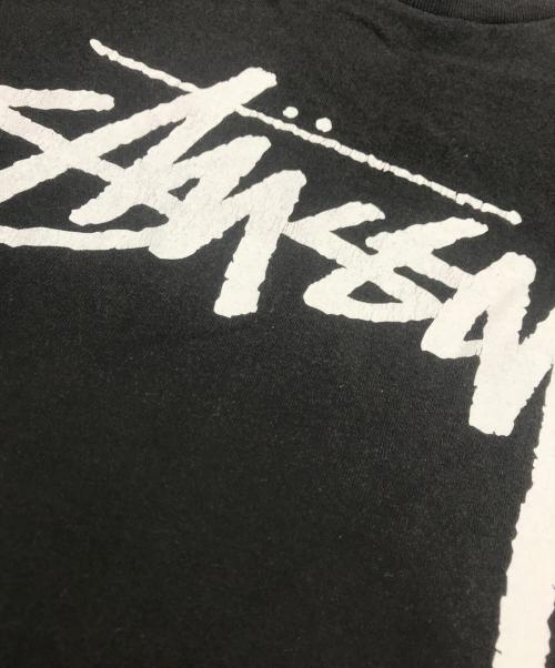 stussy（ステューシー）stussy (ステューシー) ロゴプリントTシャツ ブラック サイズ:Sの古着・服飾アイテム