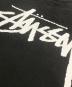 中古・古着 stussy (ステューシー) ロゴプリントTシャツ ブラック サイズ:S：5000円