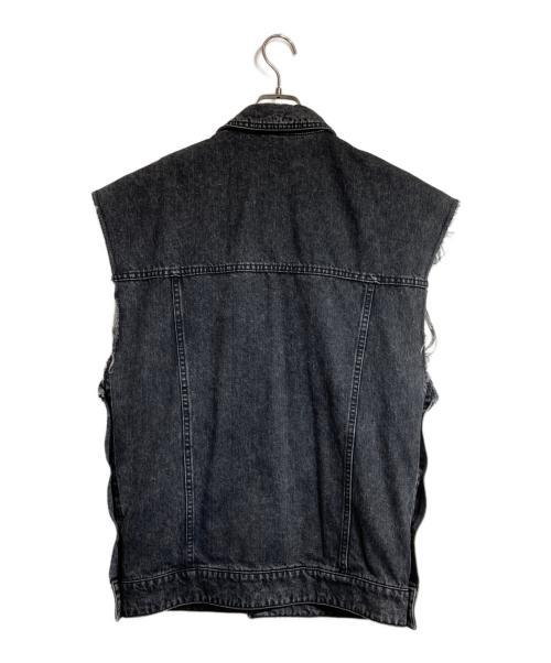 MAISON SPECIAL（メゾンスペシャル）MAISON SPECIAL (メゾンスペシャル) デニムオーバーベスト グレー サイズ:Freeの古着・服飾アイテム