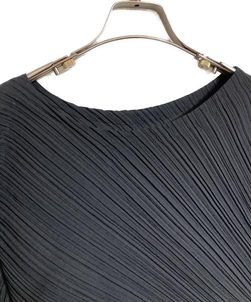 PLEATS PLEASE（プリーツプリーズ）PLEATS PLEASE (プリーツプリーズ) Switching Pleats Top ブラック サイズ:3の古着・服飾アイテム