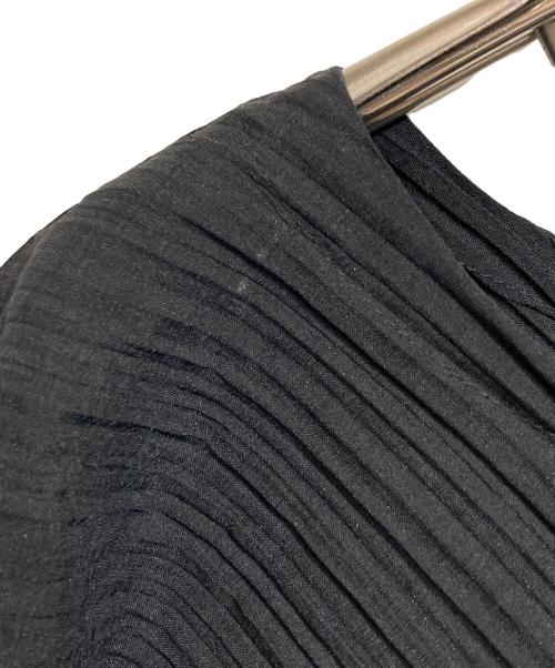 PLEATS PLEASE（プリーツプリーズ）PLEATS PLEASE (プリーツプリーズ) Switching Pleats Top ブラック サイズ:3の古着・服飾アイテム
