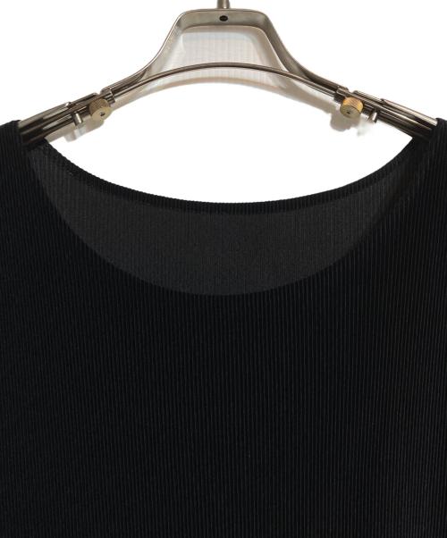 PLEATS PLEASE（プリーツプリーズ）PLEATS PLEASE (プリーツプリーズ) プリーツノースリーブブラウス ブラック サイズ:3の古着・服飾アイテム