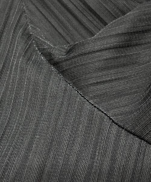 PLEATS PLEASE（プリーツプリーズ）PLEATS PLEASE (プリーツプリーズ) プリーツワイドクロップパンツ ブラック サイズ:2の古着・服飾アイテム