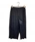 PLEATS PLEASE（プリーツプリーズ）の古着「プリーツワイドクロップパンツ」｜ブラック