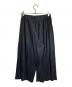 PLEATS PLEASE (プリーツプリーズ) プリーツワイドクロップパンツ ブラック サイズ:2：20000円