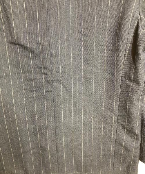 COMME des GARCONS HOMME（コムデギャルソン オム）COMME des GARCONS HOMME (コムデギャルソン オム) ストライプウールテーラードジャケット ネイビー サイズ:Lの古着・服飾アイテム