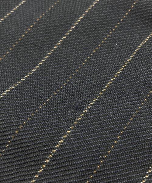 COMME des GARCONS HOMME（コムデギャルソン オム）COMME des GARCONS HOMME (コムデギャルソン オム) ウールストライプパンツ ネイビー サイズ:Mの古着・服飾アイテム