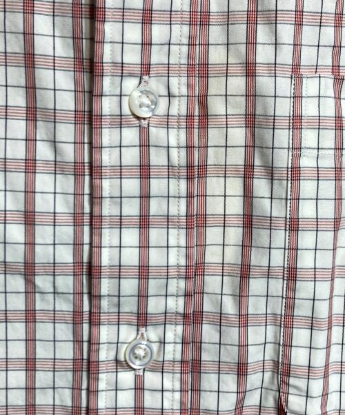 Thom Browne（トムブラウン）Thom Browne (トムブラウン) チェックシャツ レッド×ホワイト サイズ:3の古着・服飾アイテム