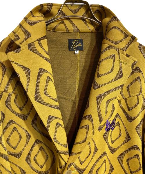 Needles（ニードルズ）Needles (ニードルズ) ポリエステルジャガードジャケット イエロー サイズ:Ｌの古着・服飾アイテム