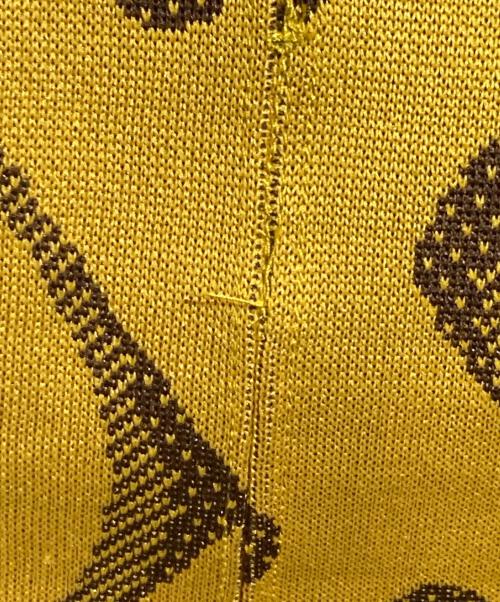 Needles（ニードルズ）Needles (ニードルズ) ポリエステルジャガードジャケット イエロー サイズ:Ｌの古着・服飾アイテム