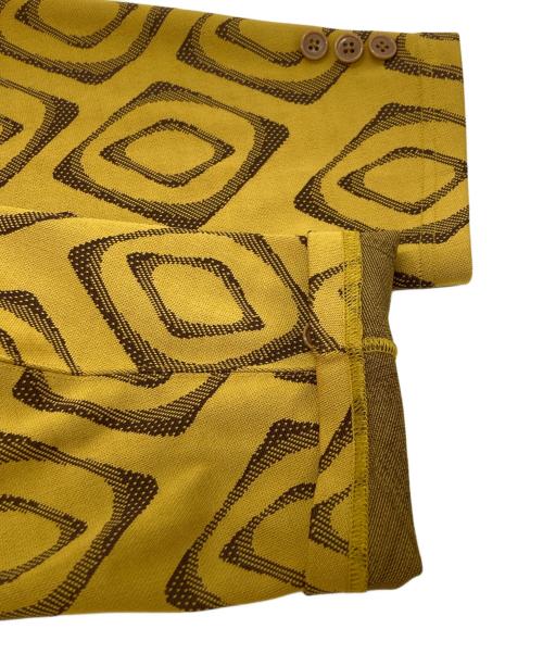 Needles（ニードルズ）Needles (ニードルズ) ポリエステルジャガードジャケット イエロー サイズ:Ｌの古着・服飾アイテム