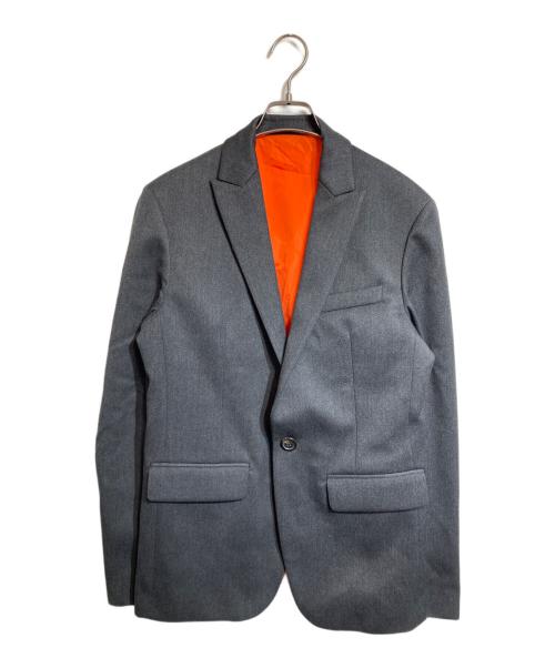 DSQUARED2（ディースクエアード）DSQUARED2 (ディースクエアード) ドッキングテーラードジャケット オレンジ×グレー サイズ:50の古着・服飾アイテム