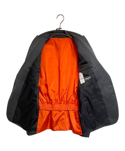 DSQUARED2（ディースクエアード）DSQUARED2 (ディースクエアード) ドッキングテーラードジャケット オレンジ×グレー サイズ:50の古着・服飾アイテム