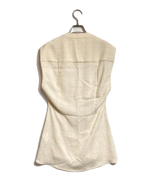 Ameri（アメリ）Ameri (アメリ) LIGHT TWEED WAIST SHAPE TOP ピンク サイズ:Fの古着・服飾アイテム