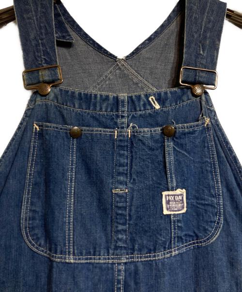 PAY DAY（ペイデイ）PAY DAY (ペイデイ) デニムオーバーオール インディゴ サイズ:不明の古着・服飾アイテム