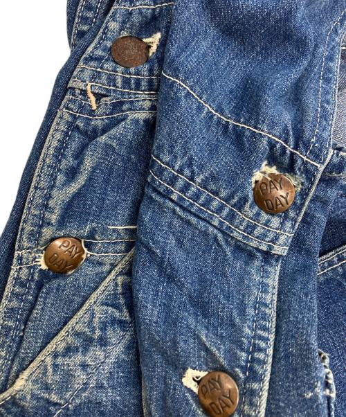 PAY DAY（ペイデイ）PAY DAY (ペイデイ) デニムオーバーオール インディゴ サイズ:不明の古着・服飾アイテム