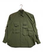 DAIWA PIER39ダイワ ピア39）の古着「TECH ANGLERS SHIRTS L/S」｜グリーン