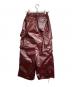 08sircus (ゼロエイトサーカス) Wax vintage wide cargo pants ボルドー サイズ:1：18000円