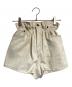 MIU MIU（ミュウミュウ）の古着「コットン ショートパンツ」｜アイボリー