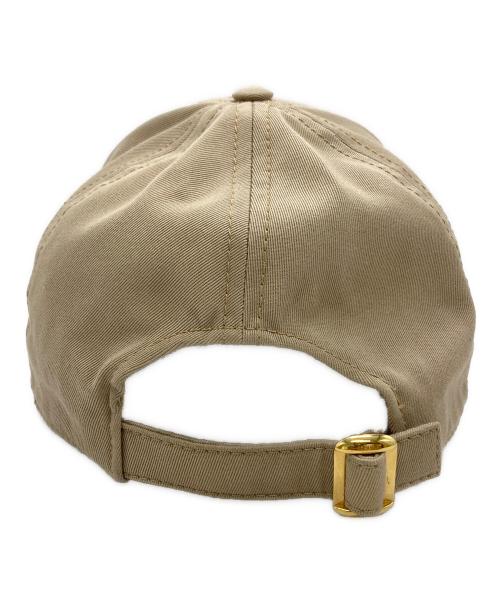 CELINE（セリーヌ）CELINE (セリーヌ) ロゴベースボールキャップ ベージュ サイズ:Sの古着・服飾アイテム