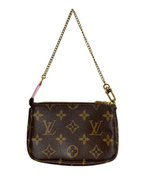 LOUIS VUITTON（ルイ ヴィトン）LOUIS VUITTON (ルイ ヴィトン) ミニ・ポシェット・アクセソワール ブラウンの古着・服飾アイテム